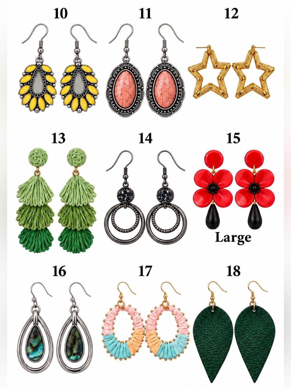 Multiple Dangle Earring Sets • Choose Yours! - Picture 2 of 5